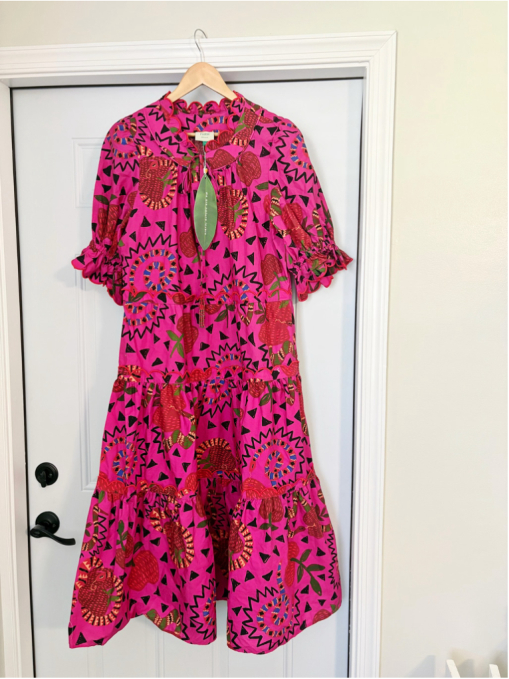 Farm Rio New Tiered Midi Dress - Picture 2 of 6